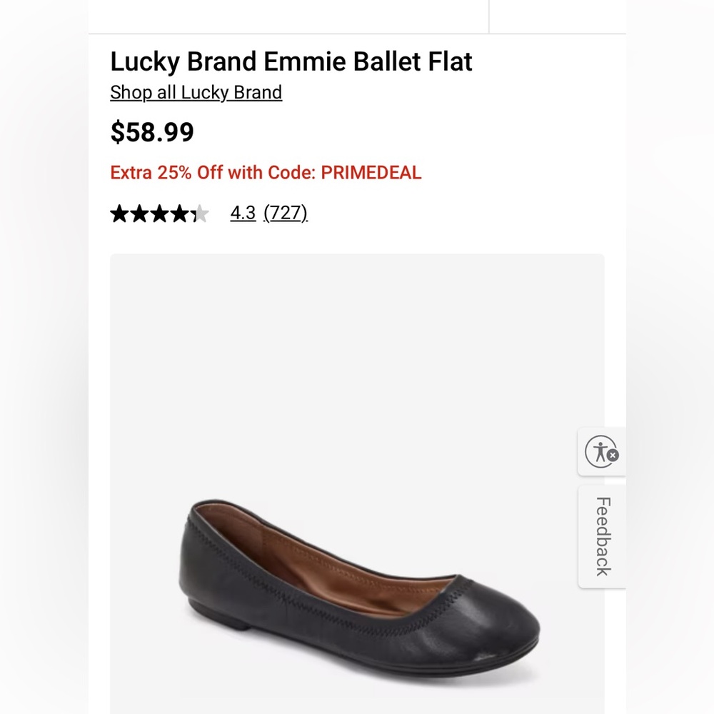 Lucky Brand Emmie Ballet Flat